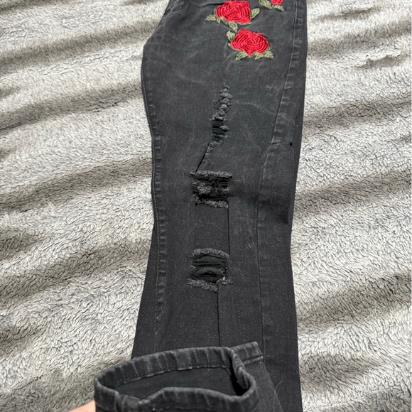 Mens black skinny jeans size 30 pants - Picture 4 of 4